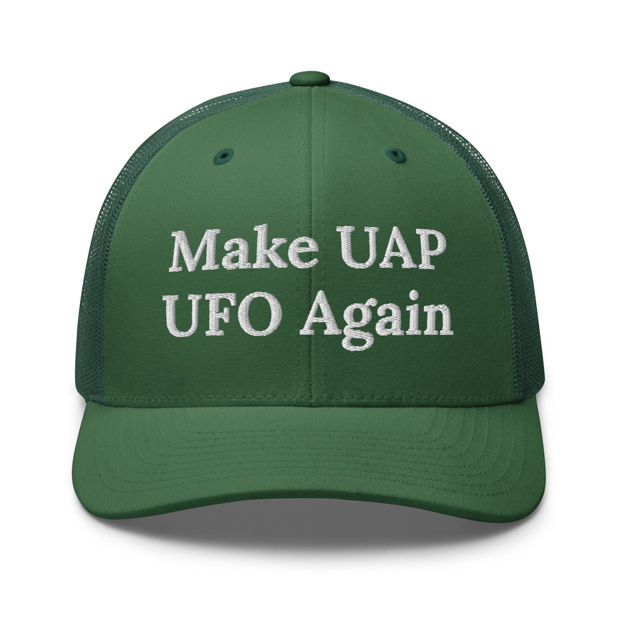 Make UAP UFO Again Embroidered Trucker Cap – punduds